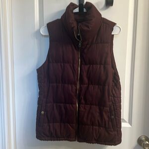 Plum Puffer Vest
